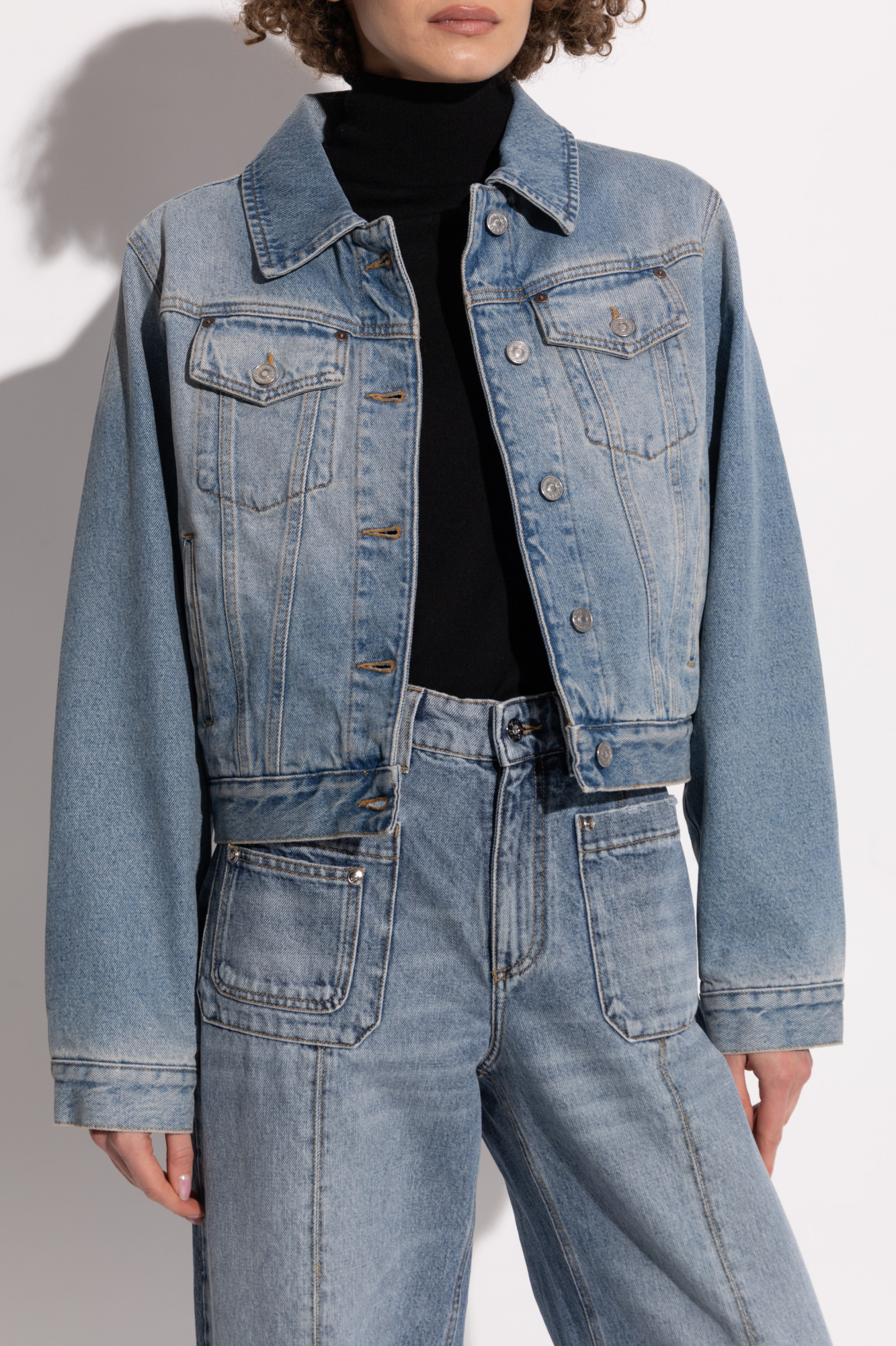 ジャケット VICTORIA VICTORIA BECKHAM Woman Jacket Blue 1125DJK006006A Victoria Beckham Denim jacket | Women's Clothing | Vitkac